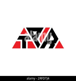 TPR triangle letter logo design with triangle shape. TPR triangle logo ...