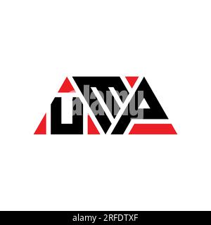 UMP triangle letter logo design with triangle shape. UMP triangle logo ...