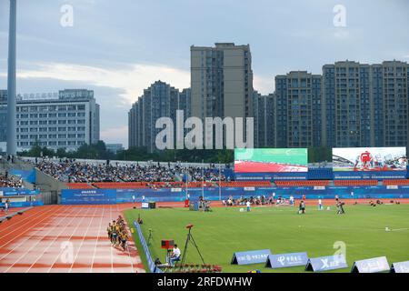 Chengdu, China. 2nd Aug, 2023. Yuito Yamamoto (JPN) Athletics : Men's ...