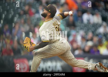 This is a 2021 photo of Pedro Avila of the San Diego Padres baseball team.  This image reflects the San Diego Padres active roster as of Wednesday,  Feb. 24, 2021 when this