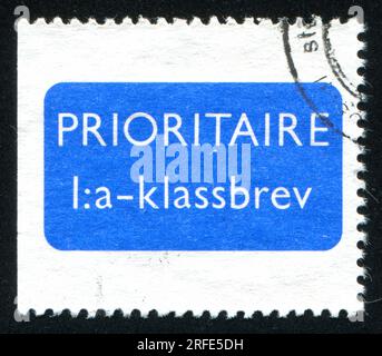 SWEDEN - CIRCA 1997: stamp printed by Sweden, shows Priority Stamp, circa 1997 Stock Photo