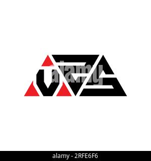 VZS triangle letter logo design with triangle shape. VZS triangle logo ...