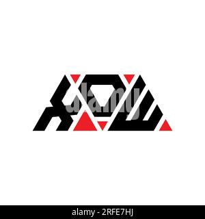 Xow XOW triangle letter logo design with triangle shape. XOW triangle logo ...