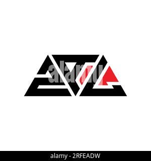 ZAL letter logo design with polygon shape. ZAL polygon logo monogram ...