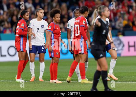 Sydney, Australia, August 2, 2023. French coach Hervé Renard looks on  during the FIFA Women's World Cup 2023 soccer match between Panama and  France at Sydney Football Stadium in Sydney, Wednesday, August