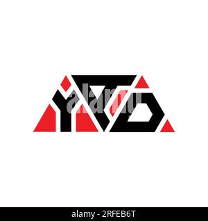 YAD triangle letter logo design with triangle shape. YAD triangle logo ...