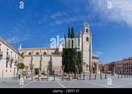 Spain, Castile and Leon, Palencia, San Antolin cathedral Stock Photo