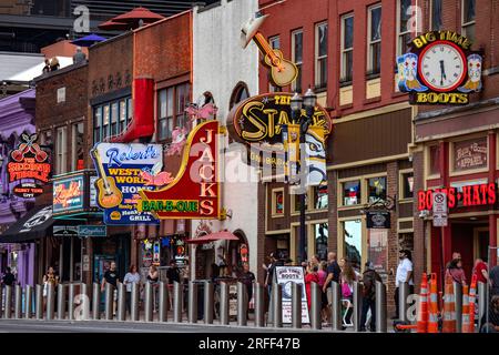 United States, Tennessee, Nashville, the District neighborhood Stock Photo