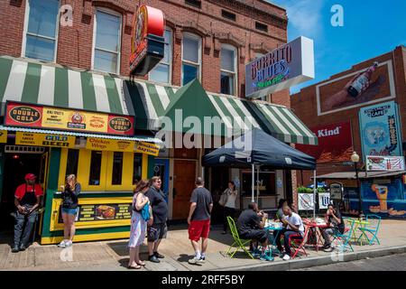 United States, Tennessee, Memphis, Beale Street Stock Photo