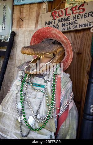 United States, Louisiana, Thibodaux, Laurel Valley Village Store Stock Photo