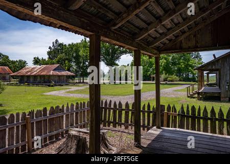 United States, Louisiana, Thibodaux, Laurel Valley Plantation Stock Photo