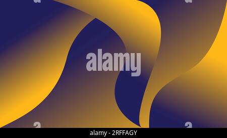 blue and gold with a modern and clean background. vector illustration eps Stock Vector