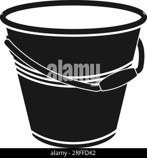 bucket icon vector illustration simple design Stock Vector