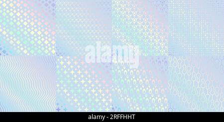 Holographic background. Rainbow gradient backdrop. Liquid metallic texture.  Unicorn colors blurred backdrop. Iridescent hologram effect wallpaper for  poster, banner, collage. Vector illustration Stock Vector Image & Art -  Alamy