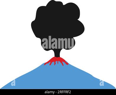 volcano icon vector illustration design Stock Vector