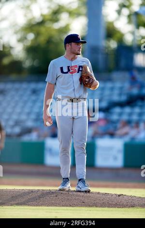 Tyler Naquin #33 (Texas A&M) of the USA Baseball Collegiate