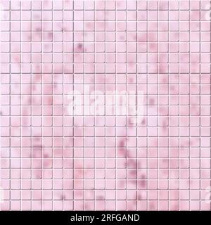 Pink ceramic tile with marble effect. Seamless background for creative design and creative ideas Stock Vector
