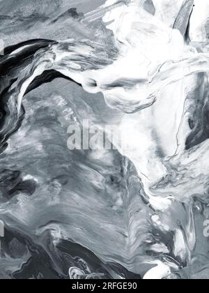 Abstract acrylic painting vector Black and White Stock Photos & Images -  Alamy