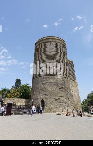 Maiden Tower, Baku, Azerbaijan Stock Photo