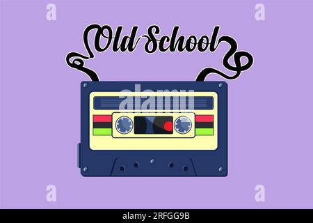 Old School Tape Stock Illustrations – 1,476 Old School Tape Stock  Illustrations, Vectors & Clipart - Dreamstime