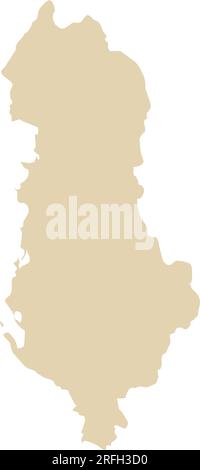 BEIGE CMYK color map of EUROPE (with country borders Stock Vector Image ...
