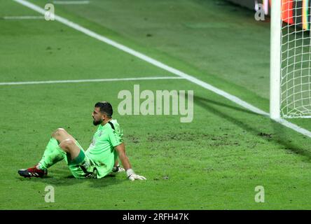 Rijeka, Croatia. 30th Aug, 2023. Players of HNK Rijeka during the training  session at HNK Rijeka Stadium in Rijeka, Croatia, on August 30, 2023. ahead  of the UEFA Conference League playoff 2nd