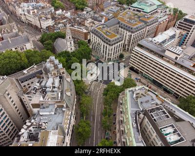 Strand Aldwych The pedestrianisation of Strand, A major new public space for London Stock Photo