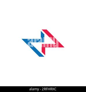 letter dp power energy symbol logo vector Stock Vector