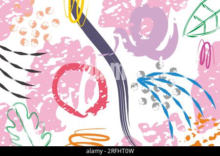 abstract water spout watercolors wallpaper background vector Stock Vector