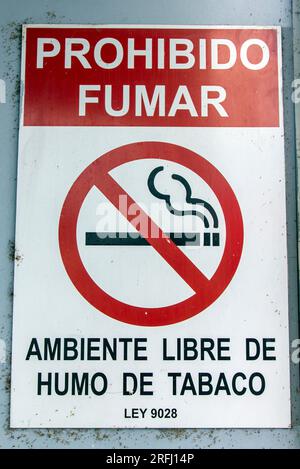 no smoking Costa Rica Stock Photo
