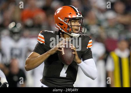 Browns' QB Kellen Mond to start 2023 Pro Football Hall of Fame Game