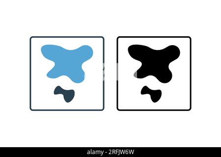 Paint Splatter icon. icon related to painting. solid icon style. Simple vector design editable Stock Vector