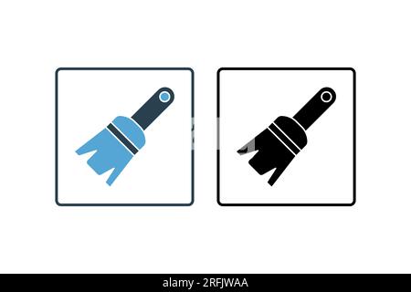 Black classic graphic design tools icons set Vector Image