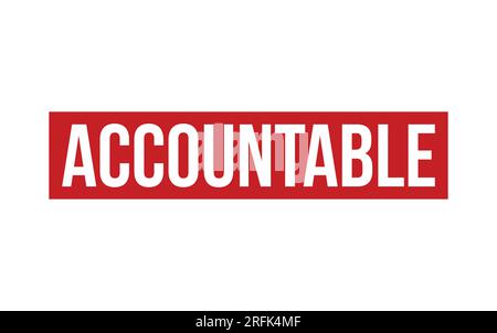 Accountable Rubber Stamp Seal Vector Stock Vector Image & Art - Alamy