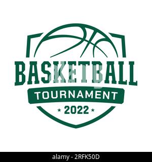 Basketball championship logo design. Graphic design for t-shirt and print  media. Vector and illustration Stock Vector Image & Art - Alamy