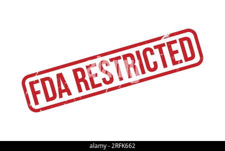 Red FDA Restricted Rubber Stamp Seal Vector Stock Vector Image & Art ...