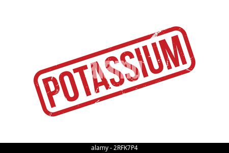 Red Potassium Rubber Stamp Seal Vector Stock Vector Image & Art - Alamy