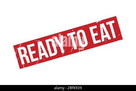 Ready To Eat Rubber Stamp Seal Vector Stock Vector