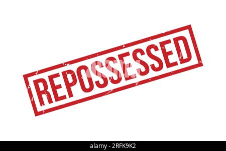 Red Repossessed Rubber Stamp Seal Vector Stock Vector Image & Art - Alamy