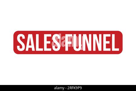 Sales Funnel Rubber Stamp Seal Vector Stock Vector