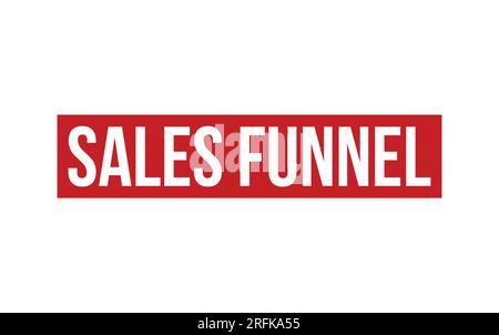 Sales Funnel Rubber Stamp Seal Vector Stock Vector