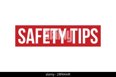 Safety Tips Rubber Stamp Seal Vector Stock Vector