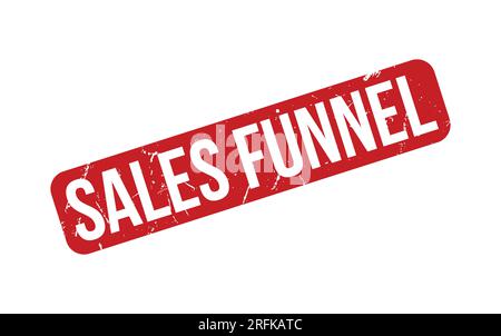 Sales Funnel rubber grunge stamp seal vector Stock Vector