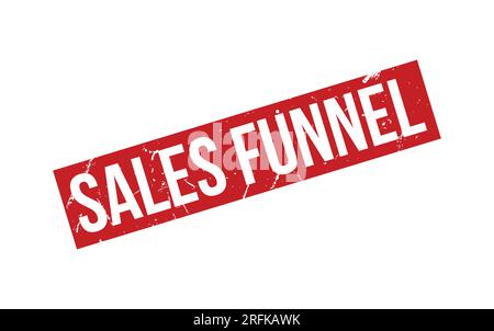 Sales Funnel Rubber Stamp Seal Vector Stock Vector