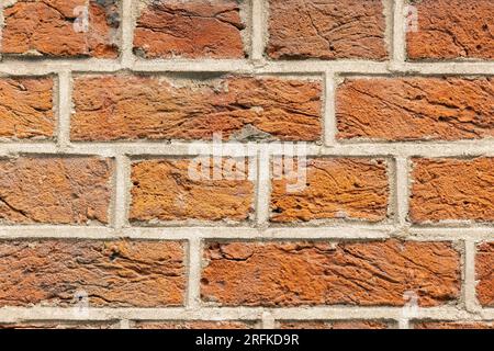 texture of a red brick wall Stock Photo