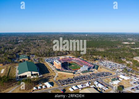 college football stadium in Mobile, Alabama Stock Photo