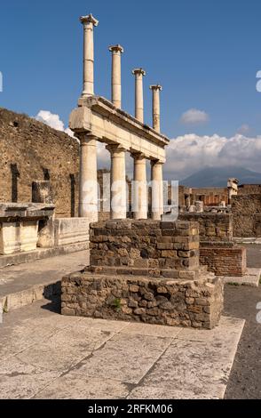 Ruins of Pompeii, Italy. Stock Photo