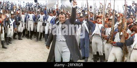 WATERLOO 1960 Columbia/Paramount film with Rod Steiger as Napoleon Stock Photo