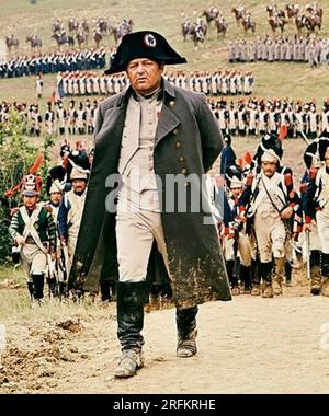 WATERLOO 1960 Columbia/Paramount film with Rod Steiger as Napoleon Stock Photo