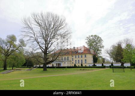 Schloss Castle Hasenwinkel Hotel in Bibow, Mecklenburg-Vorpommern in Germany Stock Photo